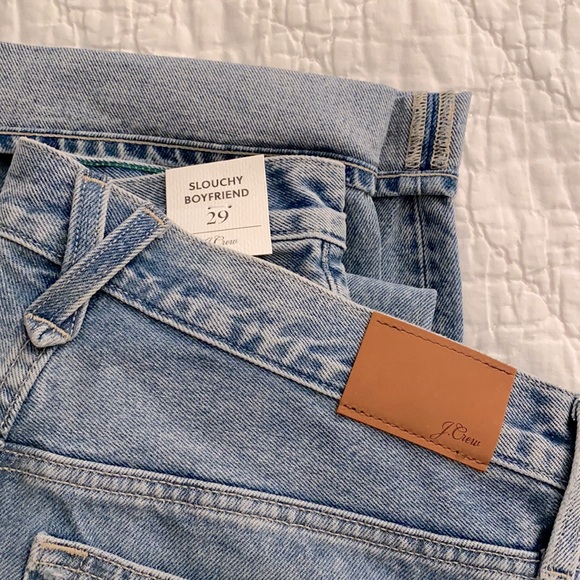 NWT J Crew Slouchy Boyfriend Jean Simsberry Wash AV761 29 Rigid 100% Cotton - Picture 6 of 8
